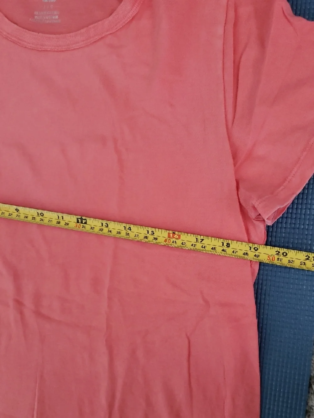 Aerie Cotton Tee Coral - Picture 6 of 7